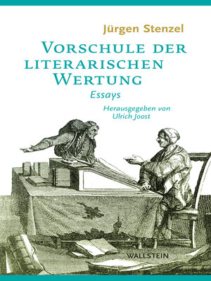 cover image of Vorschule der literarischen Wertung
